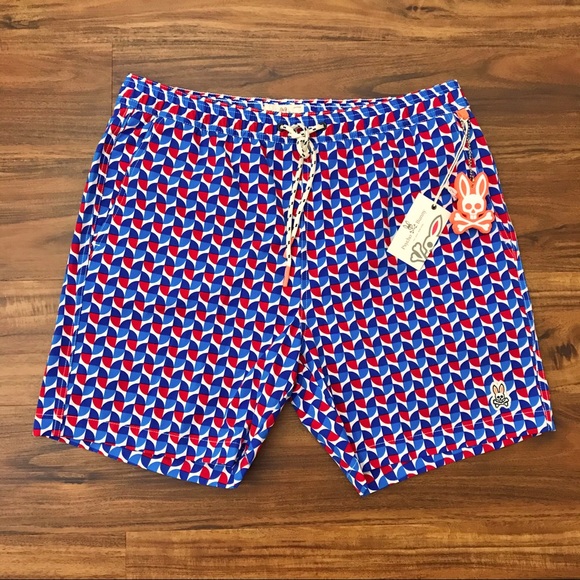 Nwt Mens Psycho Bunny Southend Swim 